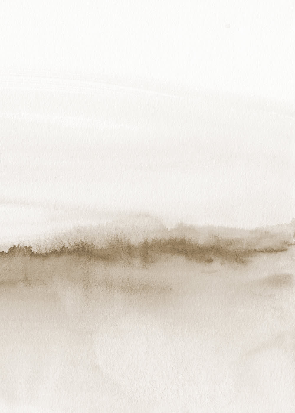 Hannun Dekorativer Kunstdruck, 50 x 70 cm style modern Beige Papier