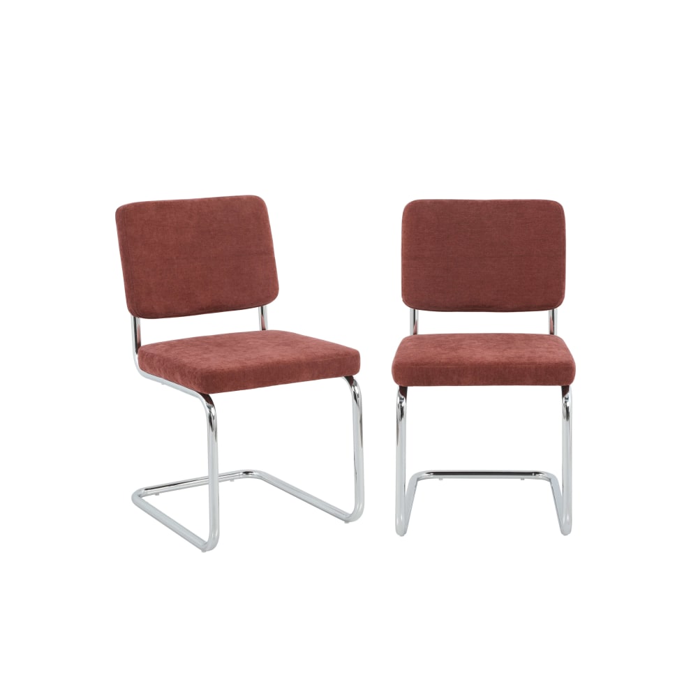Lot de 2 chaises  tissu