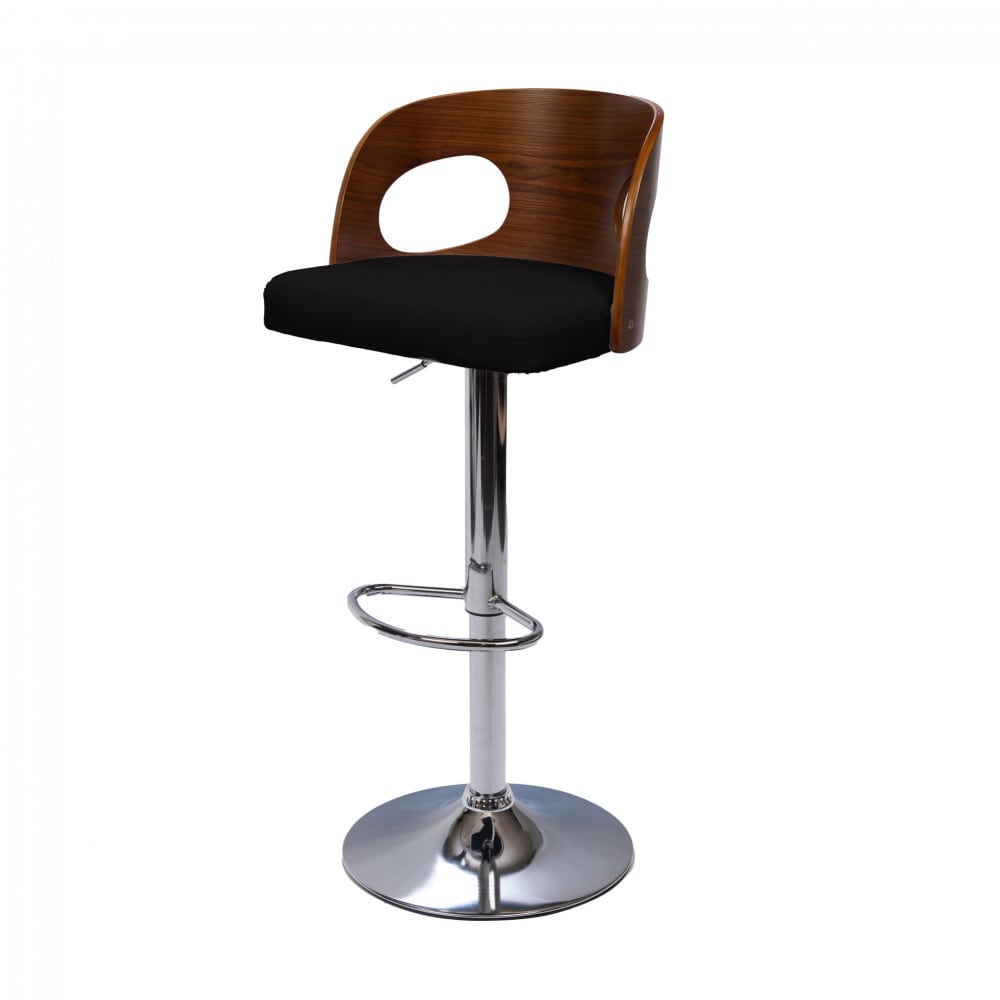 Tabouret de bar Emilie  noir en métal