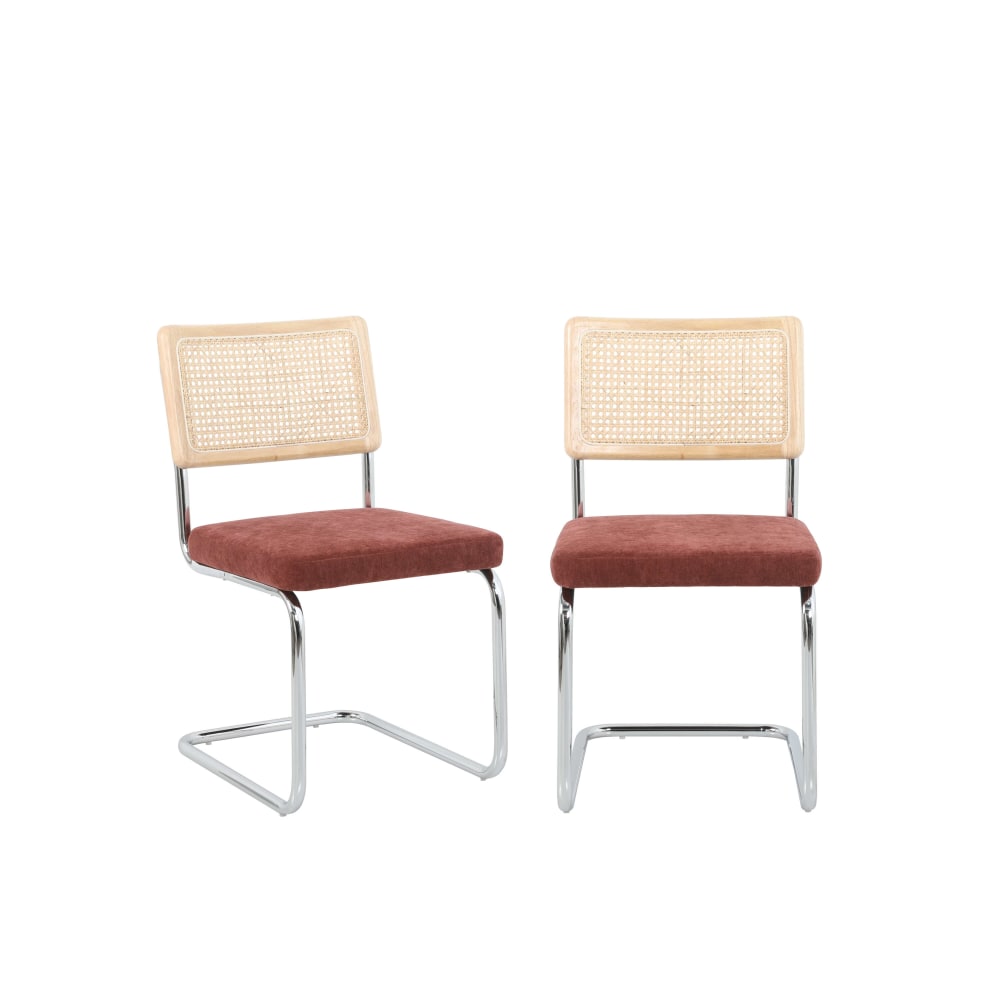 Lot de 2 chaises  cannage