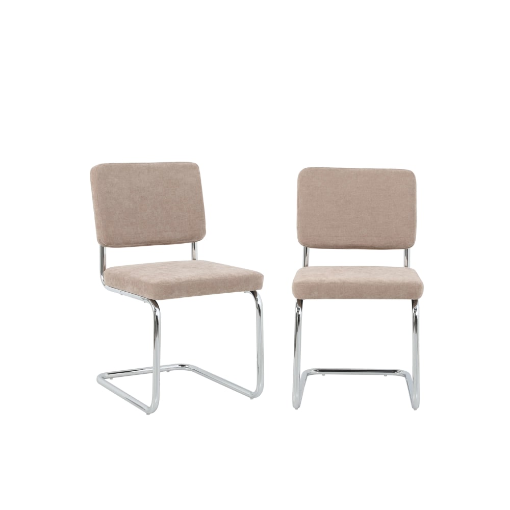 Lot de 2 chaises  tissu