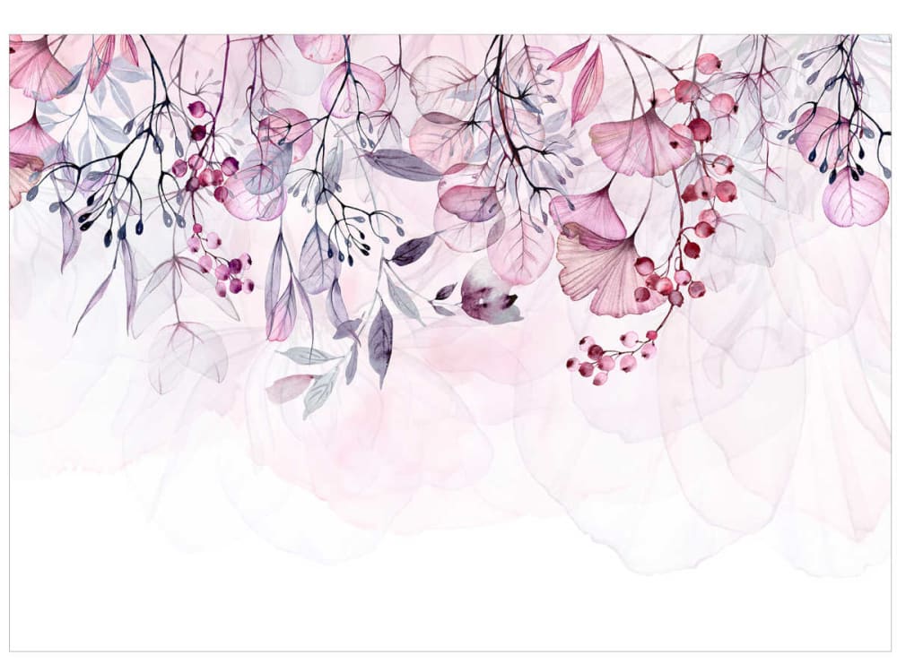 Papier peint - foggy nature - green — vue 3