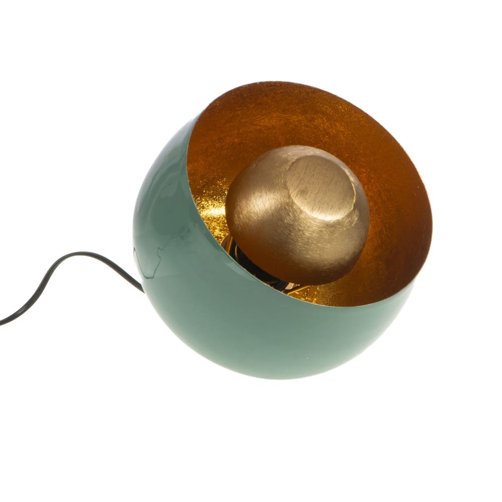 Lampe de table Samuel e 20,5 cm bleu en métal