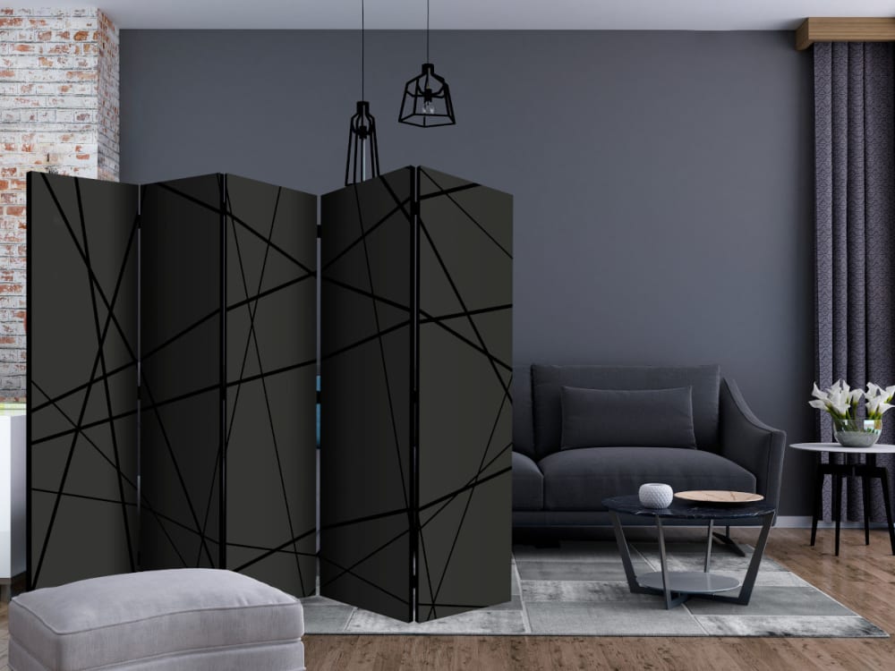 Paravent 5 volets Dark Intersection - Artgeist - Maisons du Monde