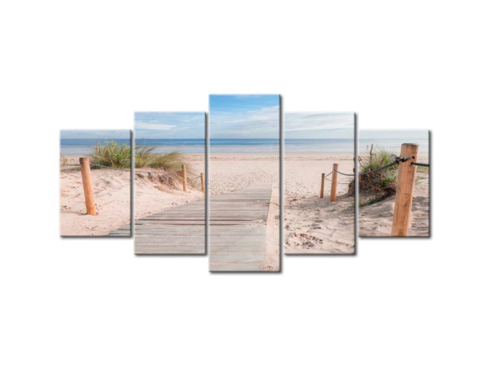 Tableau matinée sur - plage