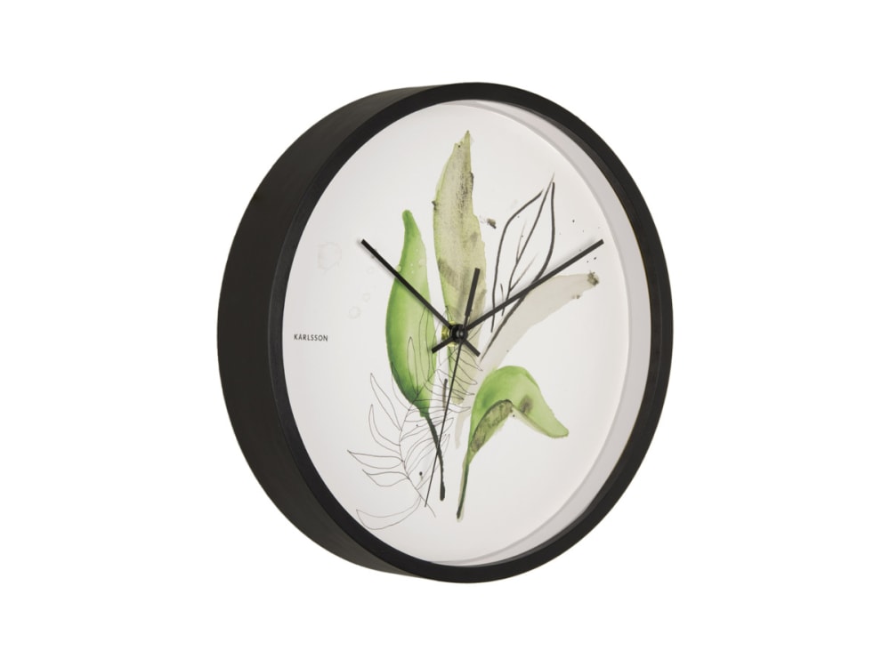Horloge murale ronde botanique - ø 26 cm — Beyit