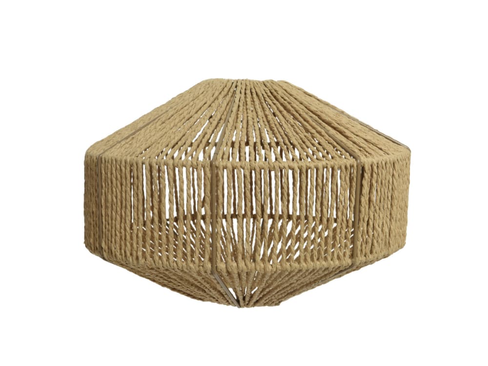 Abat-jour Ø 36 x 24,5 cm en jute naturel