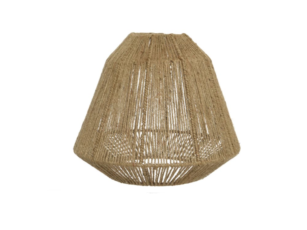 Abat-jour Ø 37 x 30,5 cm en jute naturel - Maisons du Monde
