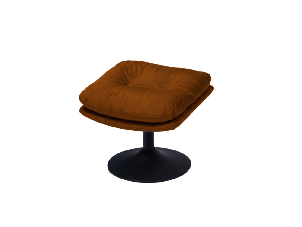 Repose-pied orange confortable - pied