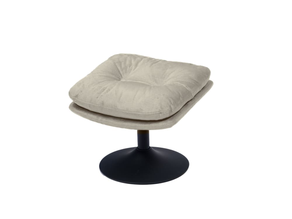 Repose-pied noir confortable - pied