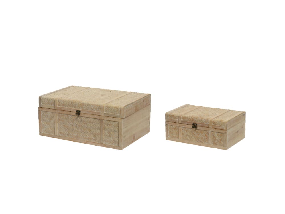 Lot de 2 valises déco