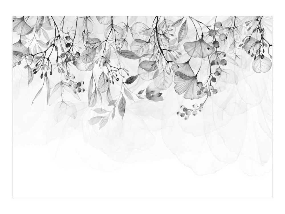Papier peint - foggy nature - green — vue 3