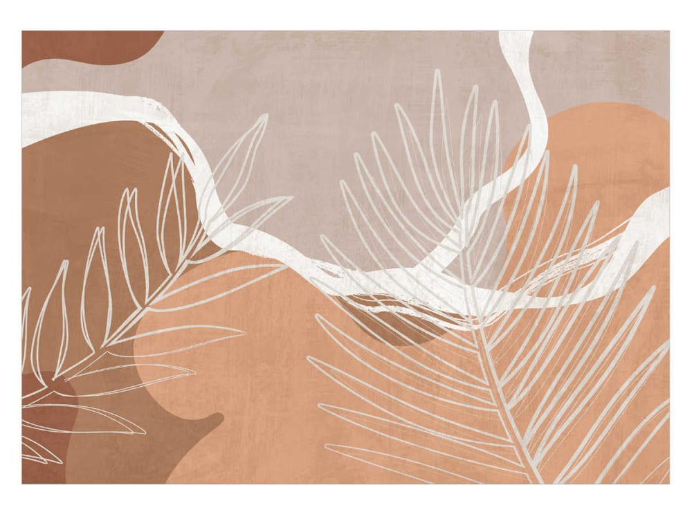 Papier peint moderne formes organiques 400 x 280 cm — vue 3