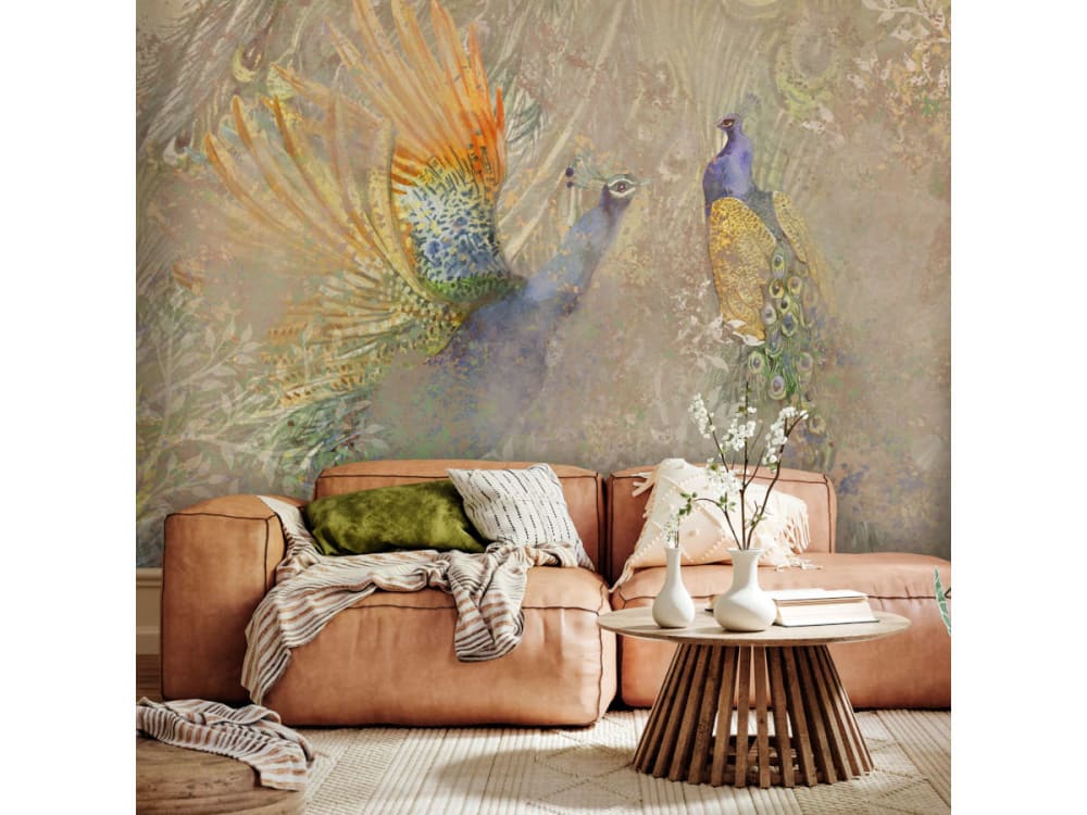 Papier peint - paons dansant- artgeist — vue 3