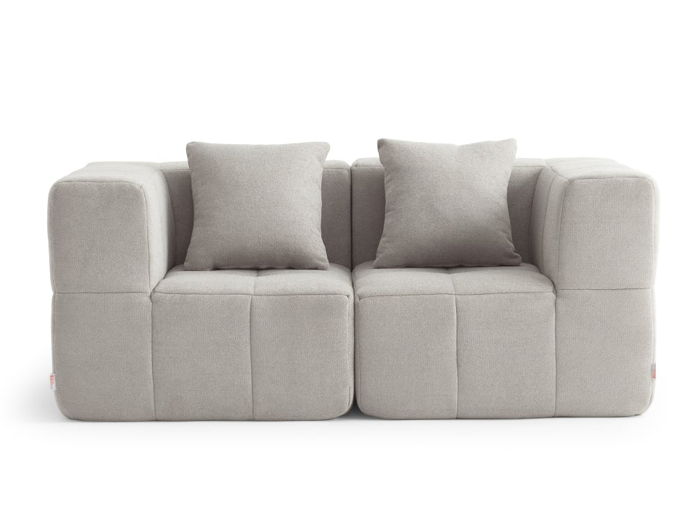 Canapé droit modulaire - pierre