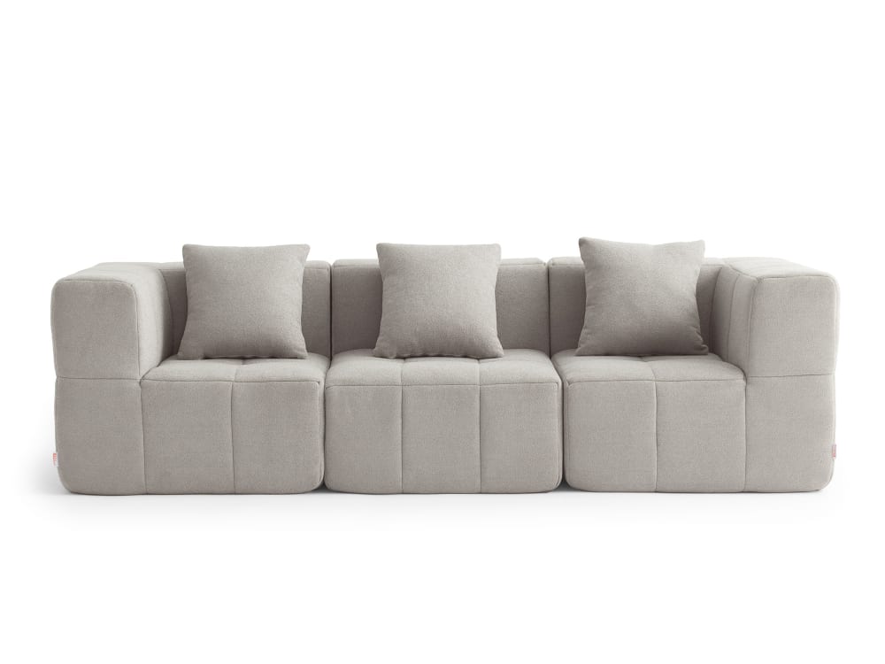 Canapé droit modulaire - pierre