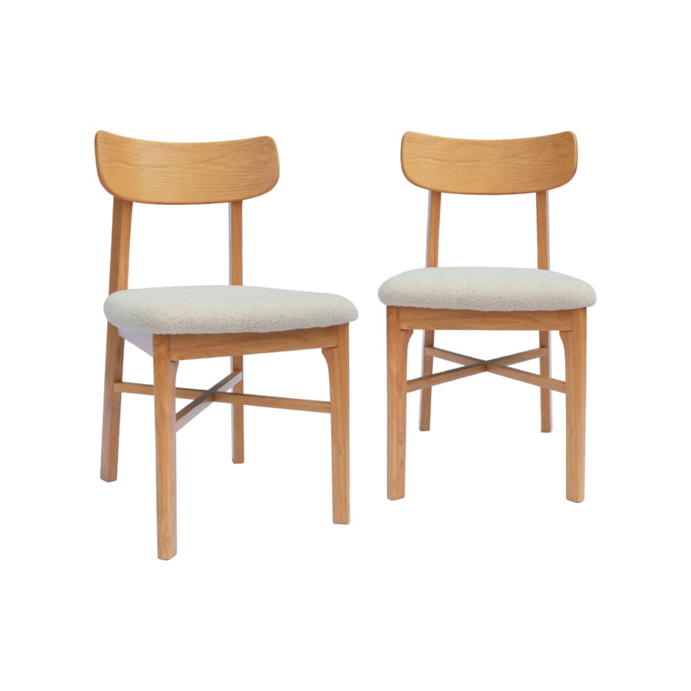 Lot de 2 chaises vintage