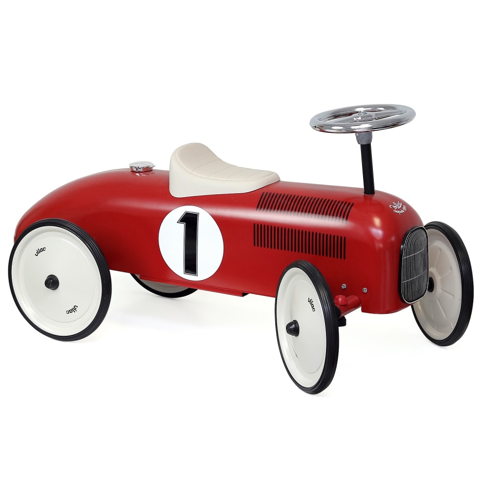 Porteur voiture vintage - rouge