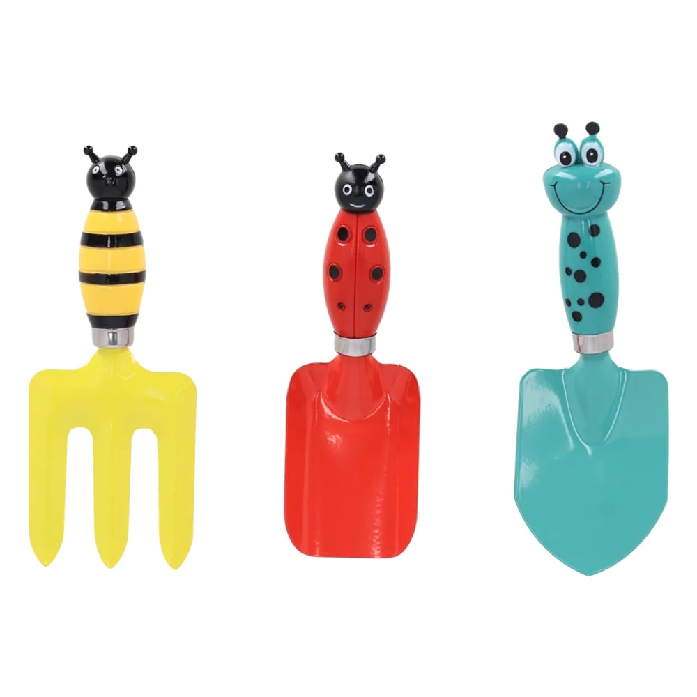 Esschert Design Kinderwerkzeug Insekten 3er Set Rot Pvc - Polyvinlychlorid