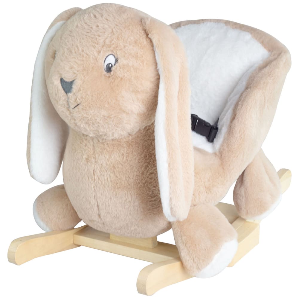 Trois kilos sept Schaukelspielzeug Hase BEIGE HOLZ Kinder