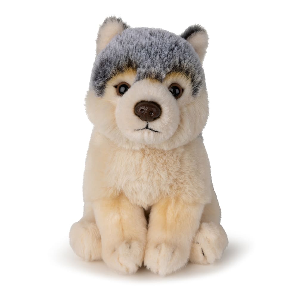 WWF Eco Plüsch Wolf 15 cm Grau Pes - Polyester