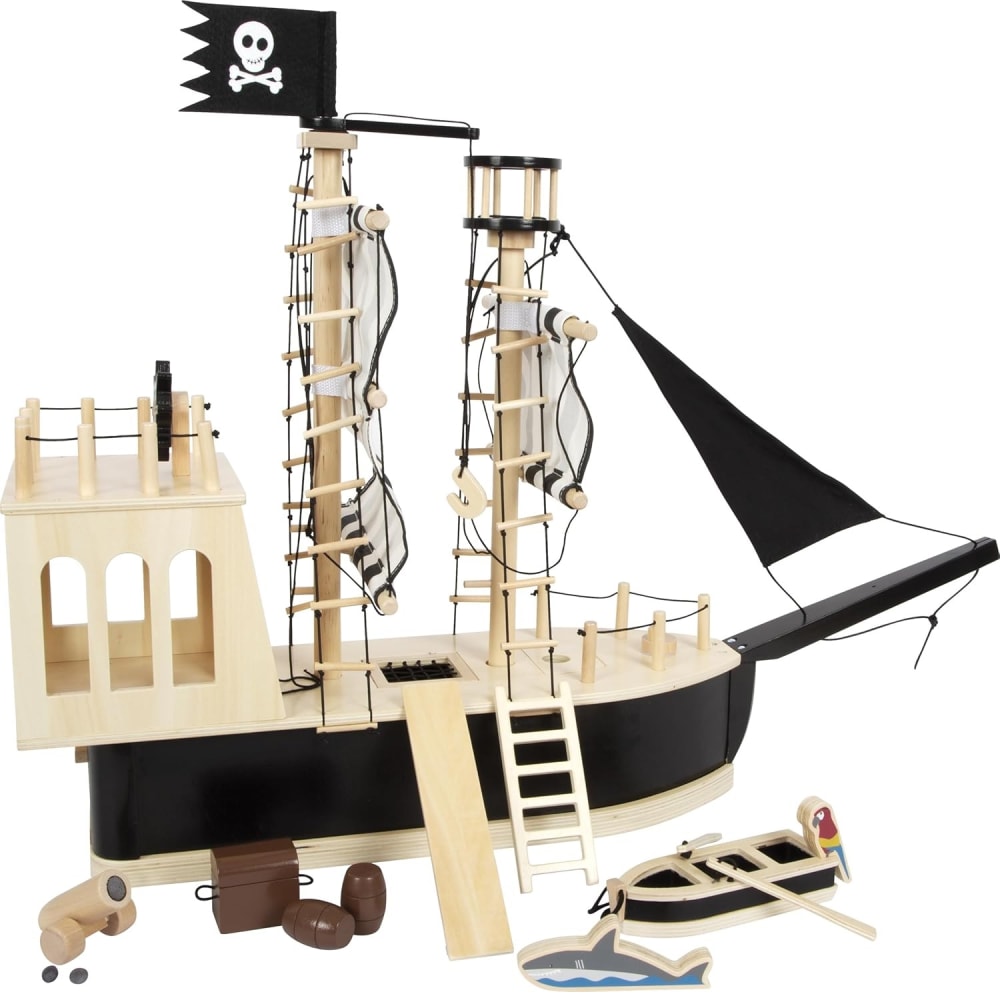 bateau pirate en bois