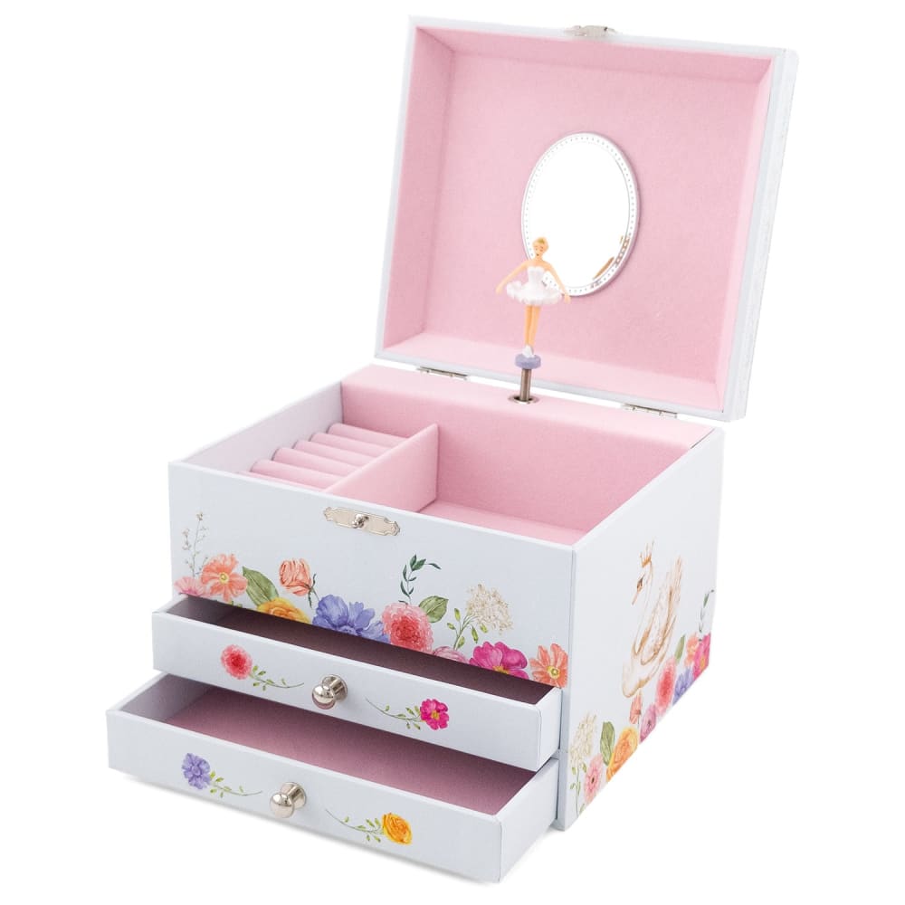Coffret musical ballerine en carton 17x15x13 cm Coffret musical ballerine en carton 17x15x13 cm
