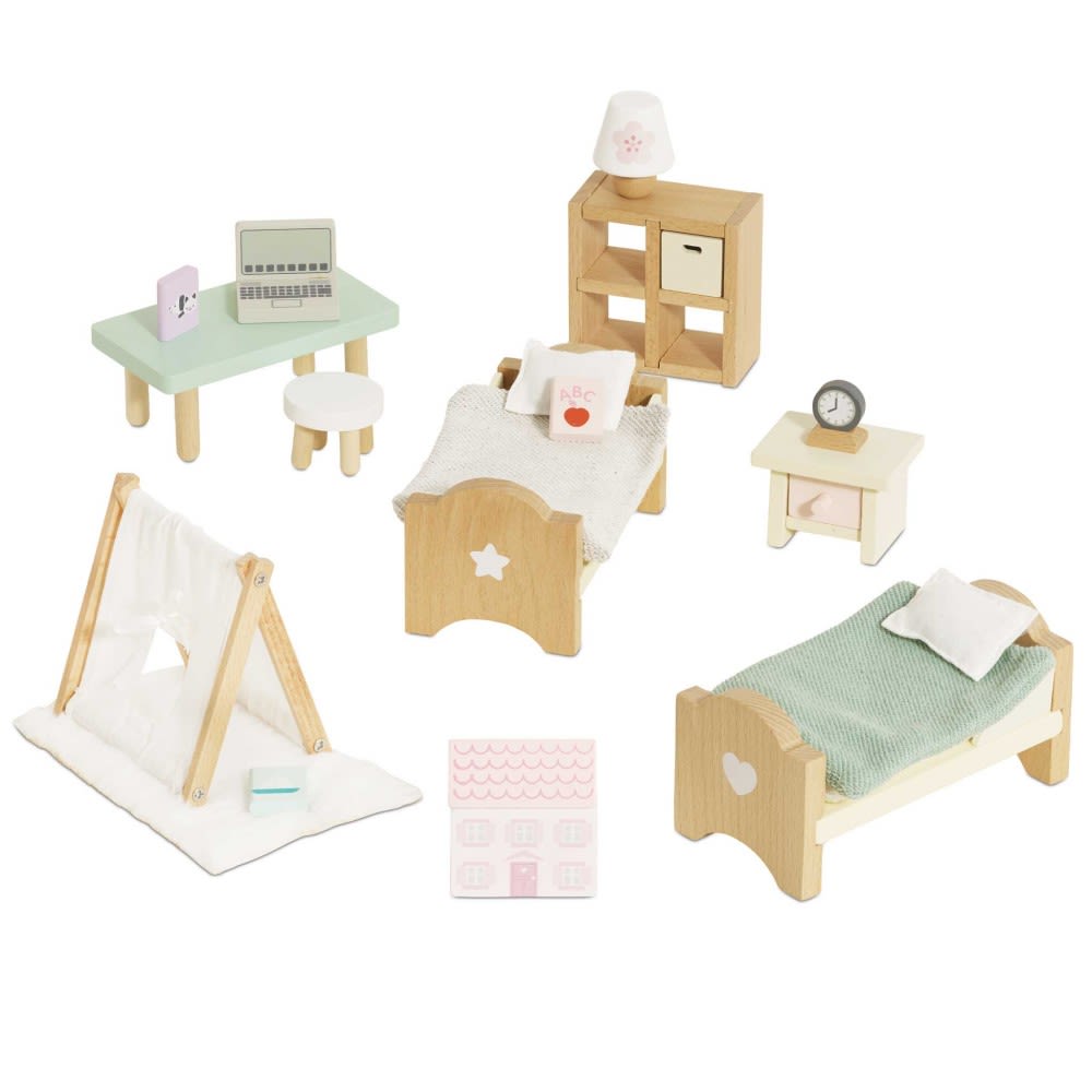 Chambre enfants pour maison de poupées