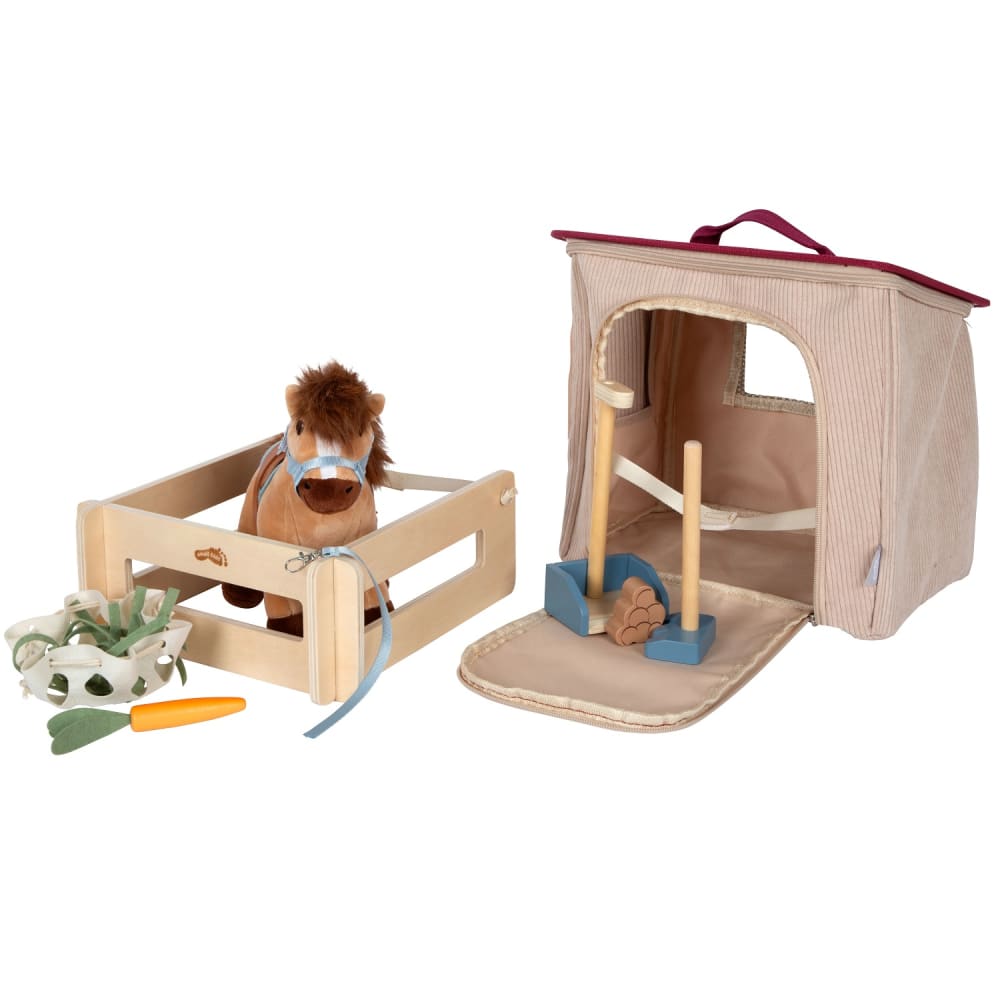 Pferd mit Stall und Zubehör - Maisons Du Monde