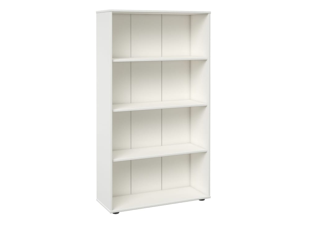 Bibliothèque 4 étagères Blanc