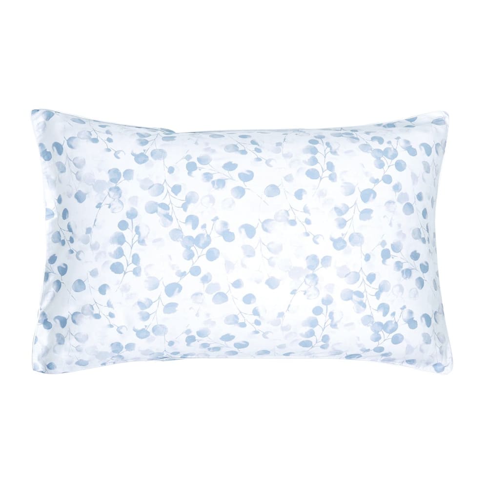 Taie d'oreiller satin bleu clair 50x75 cm — vue 3