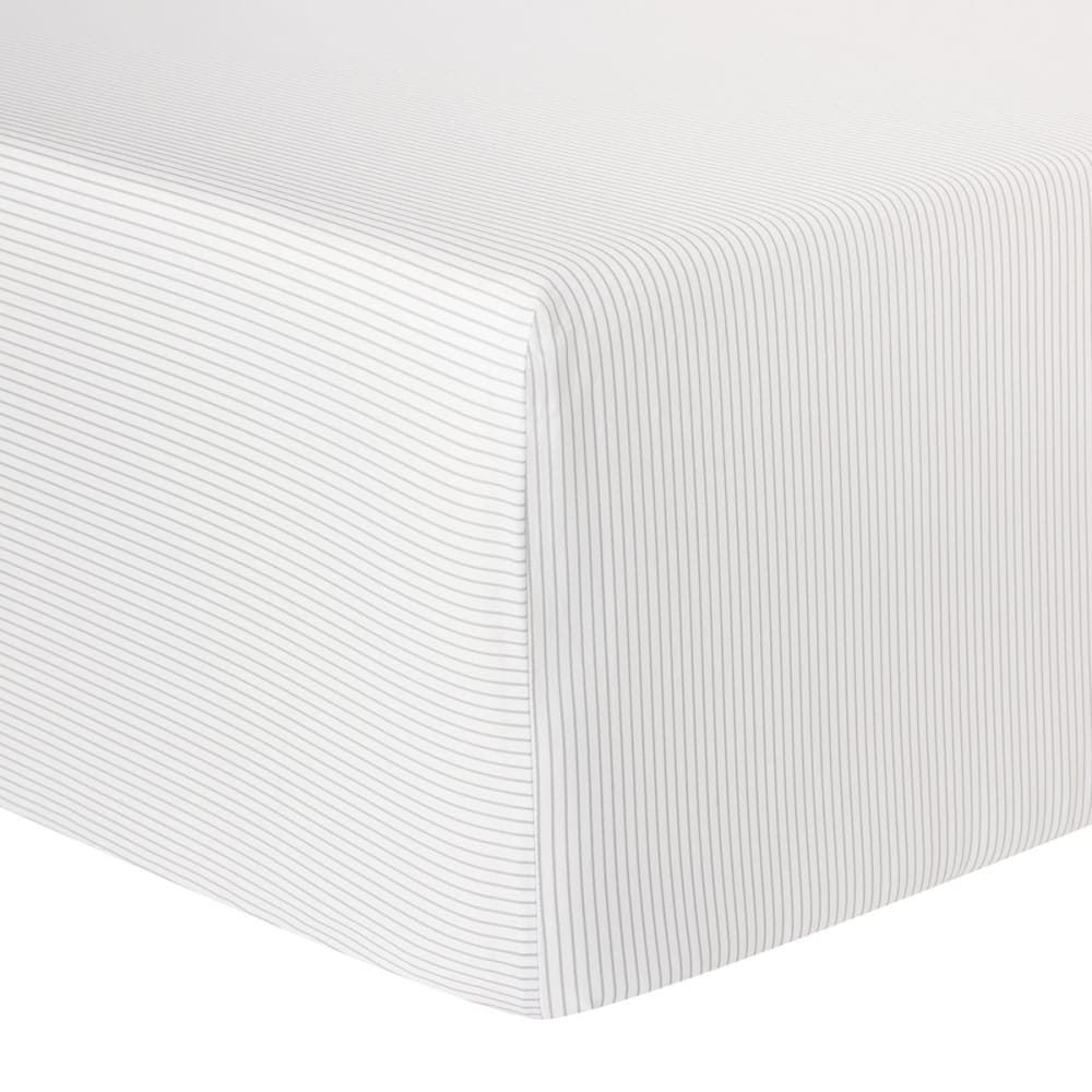 Drap housse percale blanc 140x200 cm — vue 3