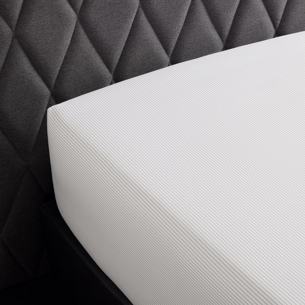 Drap housse percale blanc