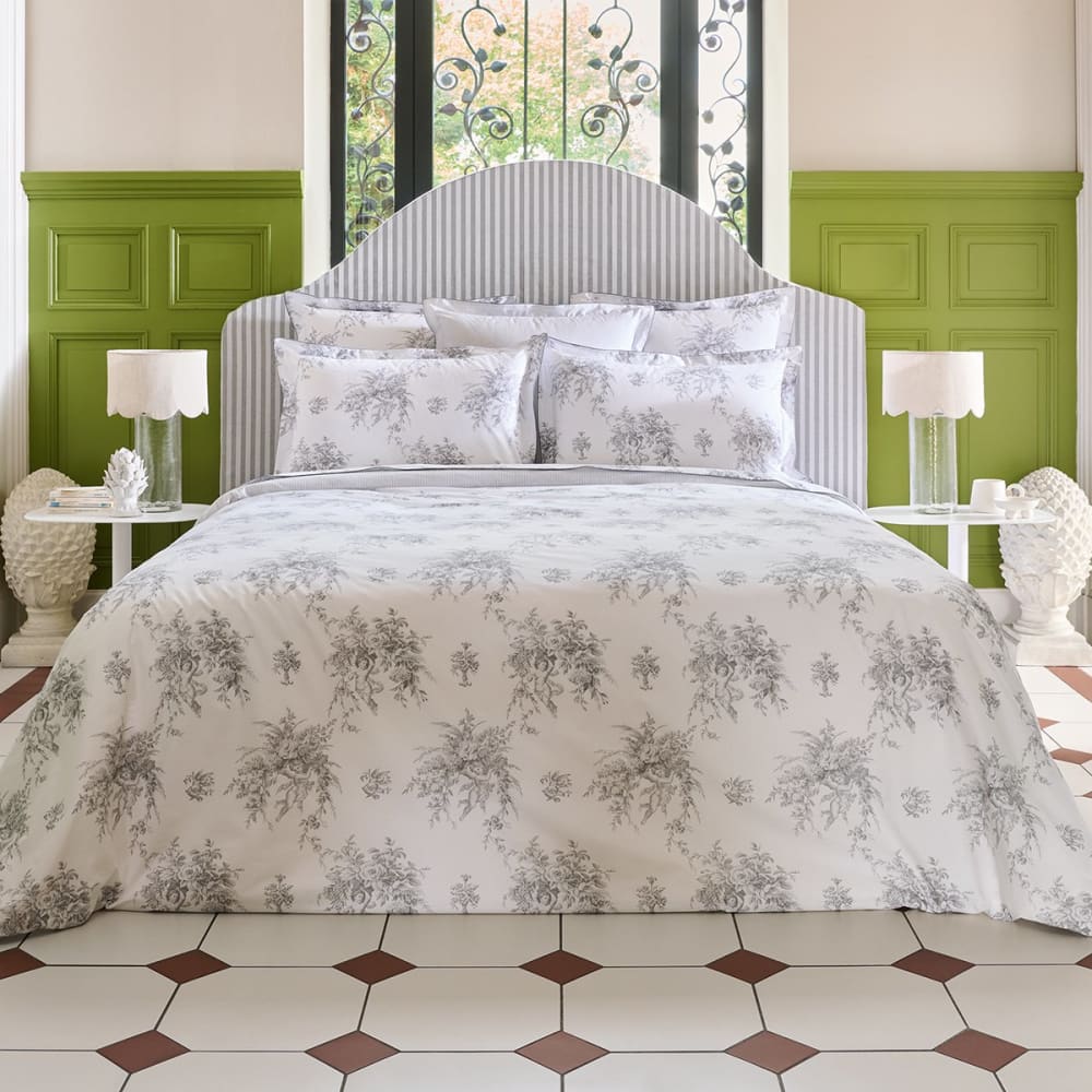 Housse de couette percale blanc 260x240 cm