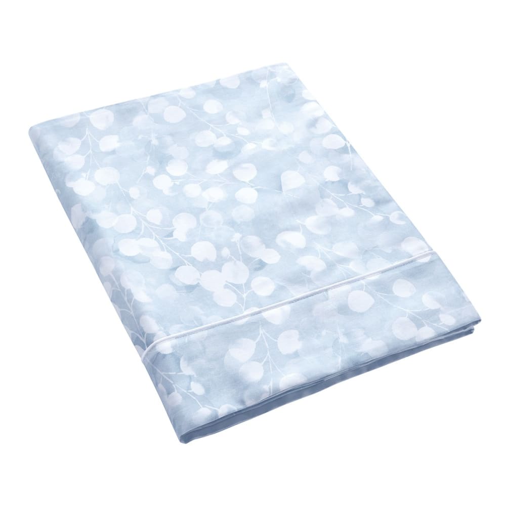 Drap plat satin bleu clair 240x295 cm — vue 3