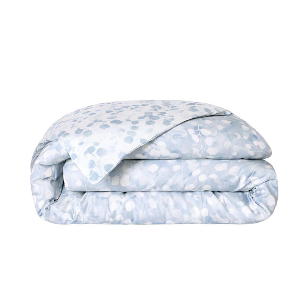 Housse de couette satin bleu clair 200x200 cm — vue 4