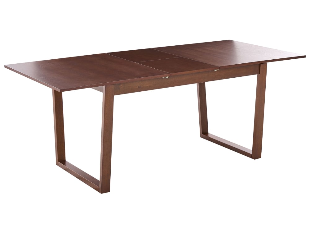 Beliani Esszimmertisch 8 Personen aus Mdf-platte, braun - Spanplatte