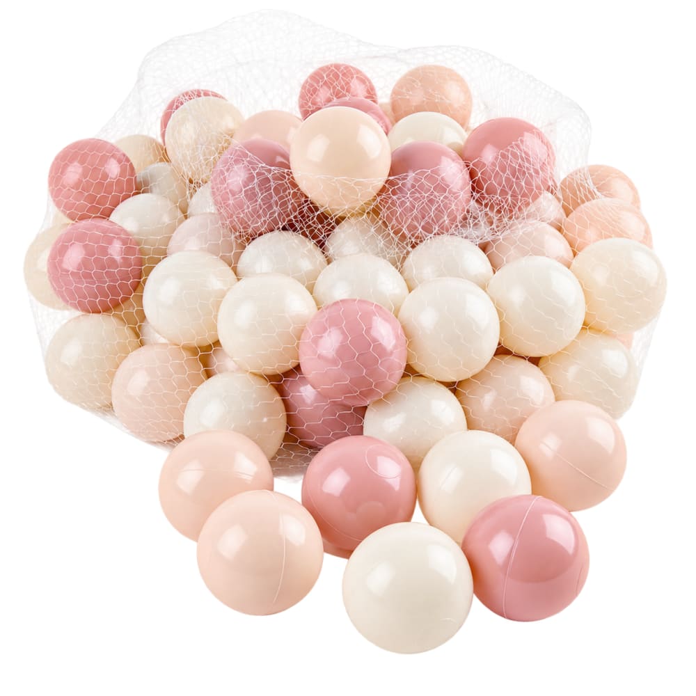 Bieco Bälle für Bällebad Dreamy Flowers, 100 Stück MEHRFARBIG PVC - POLYVINLYCHLORID Kinder