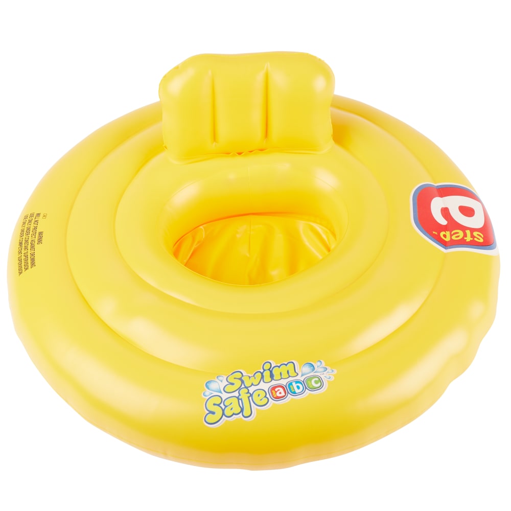 Bieco Baby-Schwimmring mit Sitz, gelb, 69 cm - Pvc - Polyvinlychlorid