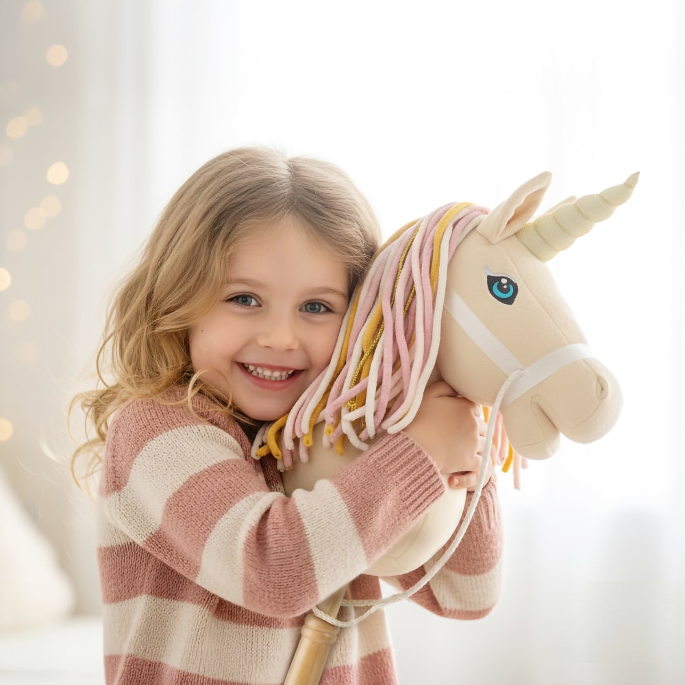 Steckenpferd Einhorn Aurora mit Rollen - Maisons Du Monde