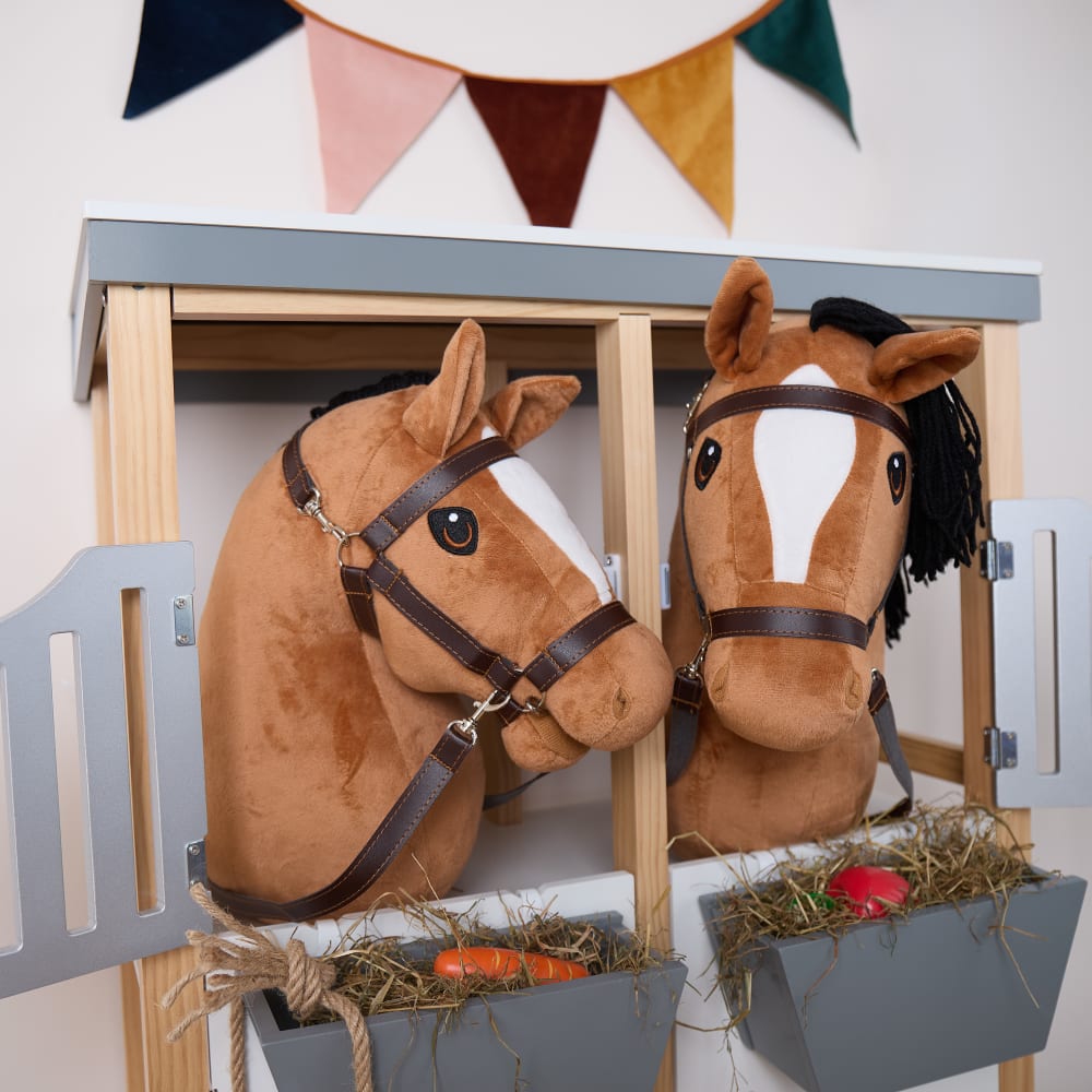 Hobby Horse Steckenpferd Fuchs 76 cm mit Trense - Maisons Du