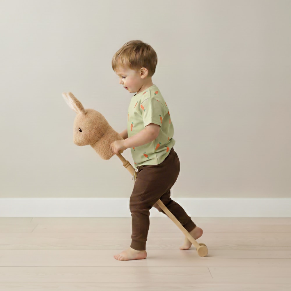 Steckenpferd Hase Fine mit Rollen - Maisons Du Monde
