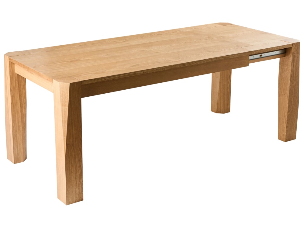 Beliani Ausziehbarer Tisch 8 Personen aus Mdf-platte, braun style landhaus - Spanplatte