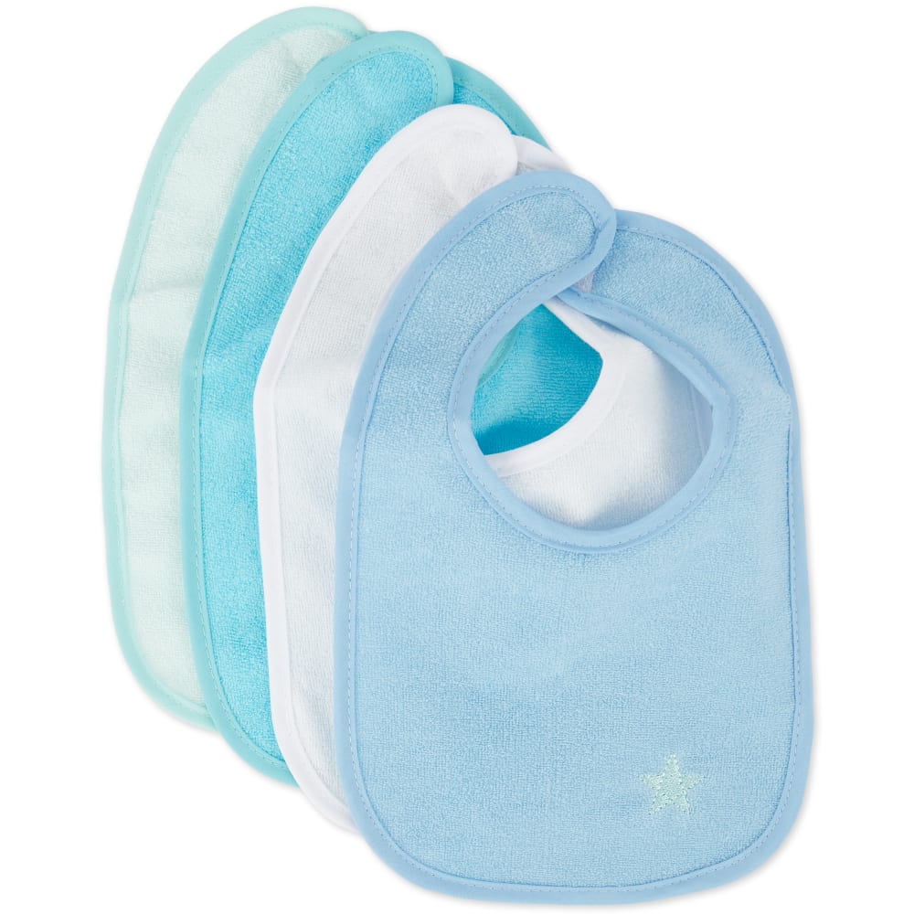BIECO Lot de bavoirs 4 pi&egrave;ces multicolore, bandana