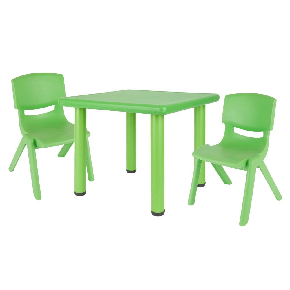 Ensemble table et chaises - empilable