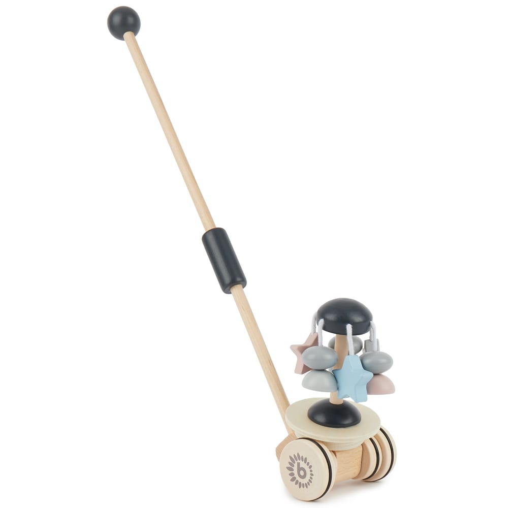 Bieco Lauflernspielzeug Stern aus Holz BLAU HOLZ Baby