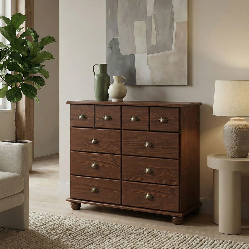 Apothekerkommode mit 8 Schubladen, Kastanie - Maisons Du Monde