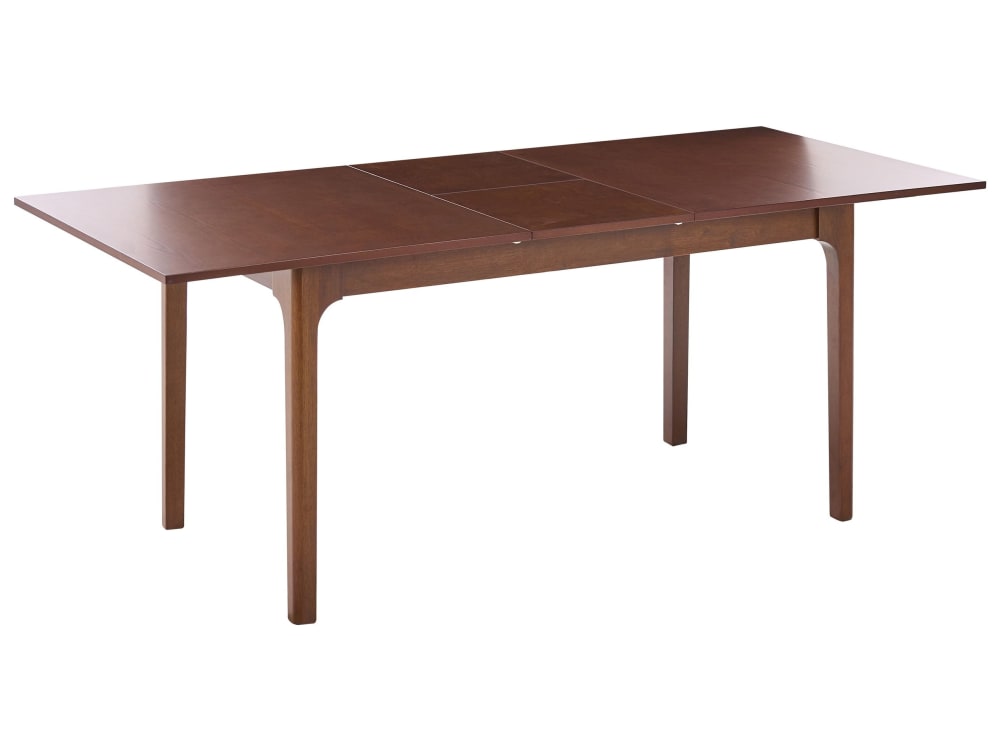 Beliani Esszimmertisch 8 Personen aus Mdf-platte, braun - Spanplatte