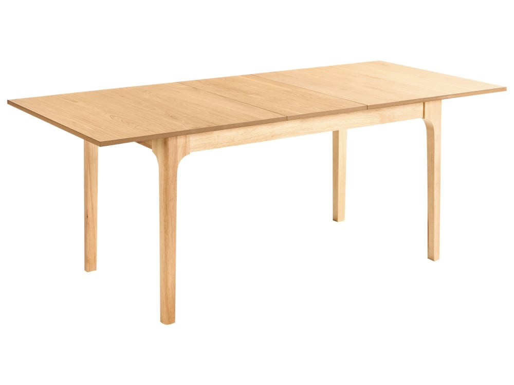 Beliani Esszimmertisch 8 Personen aus Mdf-platte, braun - Spanplatte