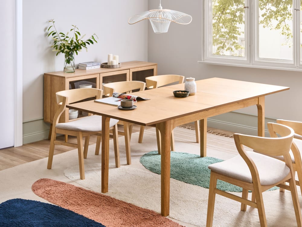 Esszimmertisch 8 Personen aus Mdf-platte, braun - Maisons Du